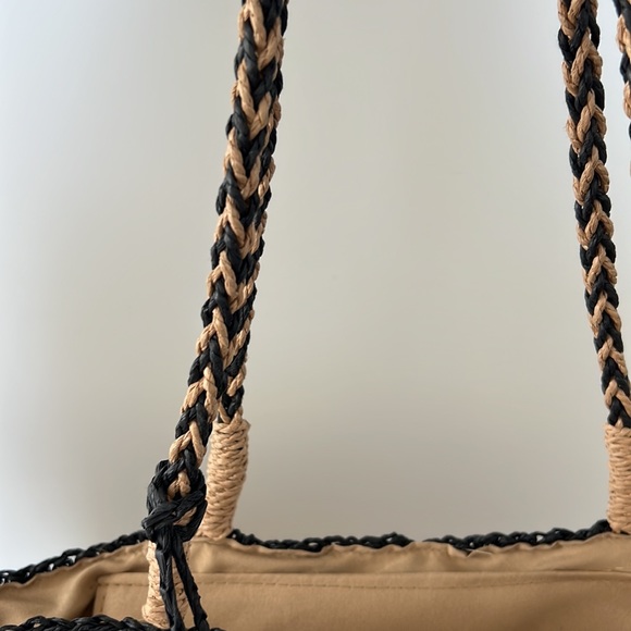 Beautiful Straw Beach Bag - Picture 3 of 13